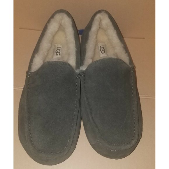 UGG ASCOT Casual Comfort Suede Slipper Loafers BURNT OLIVE 1101110 Men\'s 10 NWOB main image 6